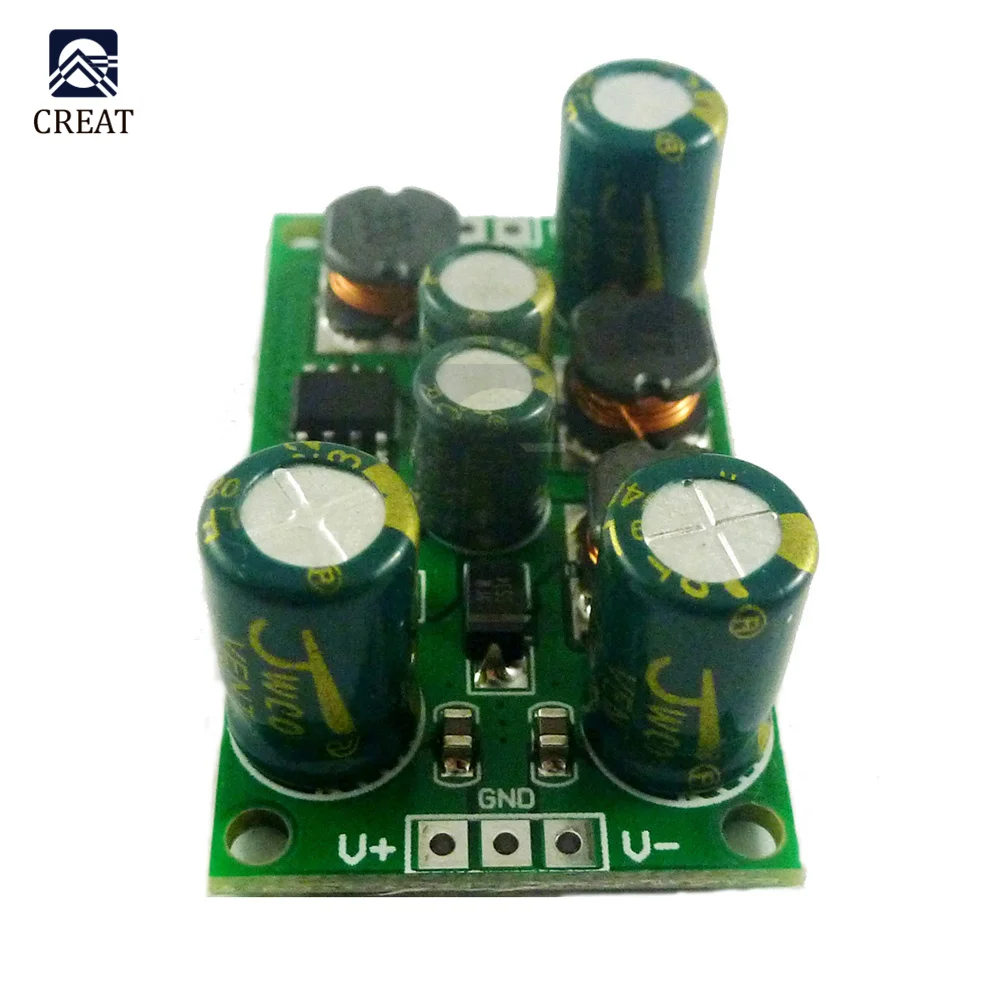 DD1912PA 2 in 1 8W Boost-Buck Dual +- Voltage Board 3-24V to 5V 6V 9V 10V 12V 15V 18V 24V for ADC DAC LCD op-amp Speaker