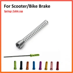 Xtech Brake Stainless Steel Retractable Springs Tail Cap for Xiaomi Electric Scooter M365 Bike Cable Line Colorful Accessories