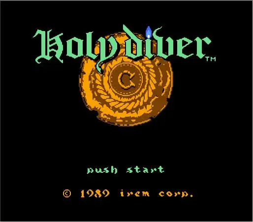 Holy Diver English Game Cartridge for NES/FC Console