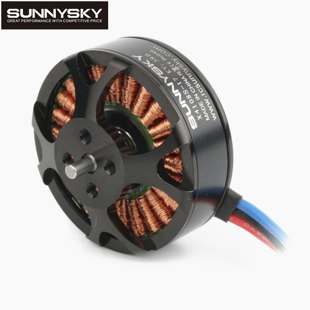 1 pz Sunnysky X4108S 380KV/480KV/600KV/690KV 4s 6S Outrunner motore a disco Brushless per aerei multirotore Drone FPV multiasse