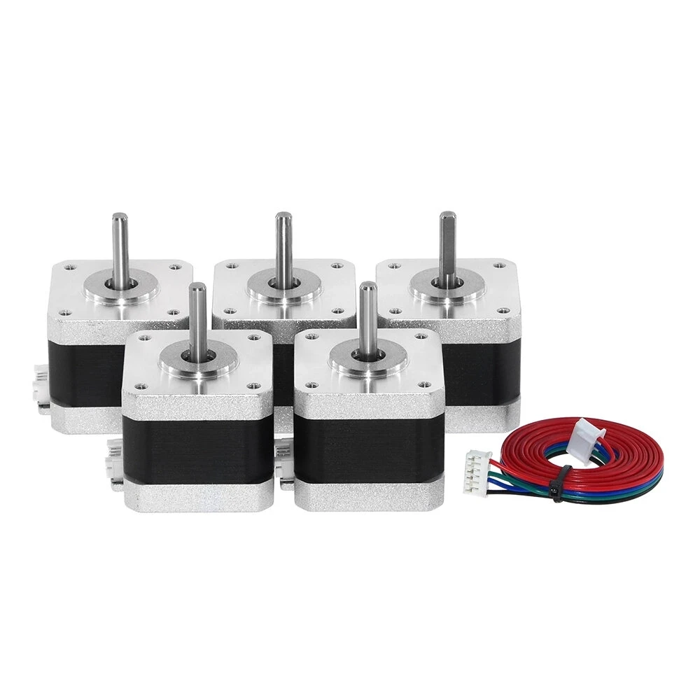 5PCS Nema 17 Stepper Motor 42 Motor Nema17 Motor 1.5A 17HS4401 Motor 40MM 4-lead For CNC Milling 3D Printer Parts Motor