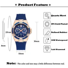 Women's rose gold chronograph watch #4