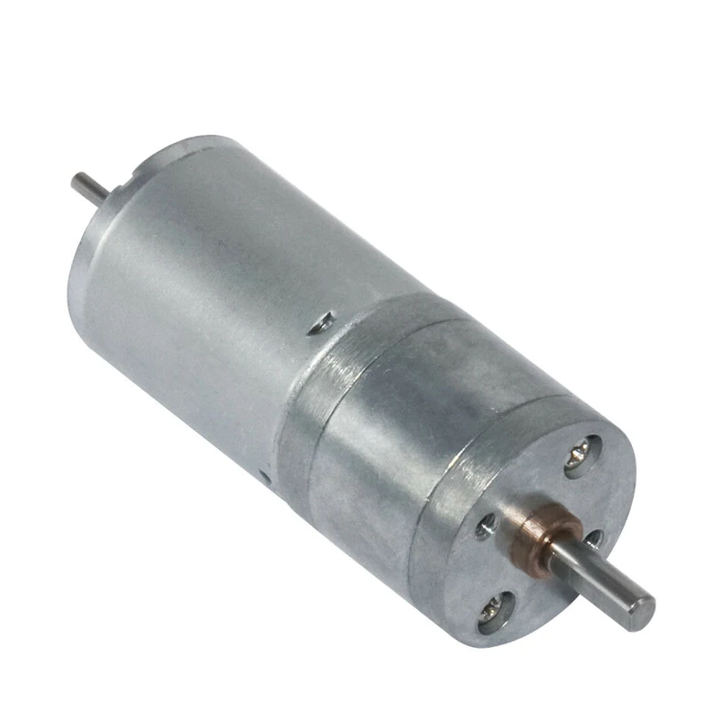 25GA370 DC Gear Motor 12V 24V 10~600RPM Lengthening shaft Installable Encoder Micro DC Reducer Motor DC Electric Gear Motor