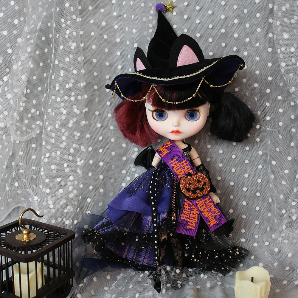 ICY DBS Blyth doll 1/6 bjd Halloween theme set including hat doll toy anime girl