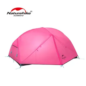 Naturehike-屋外キャンプテント,2〜3人用,ピンク色,210t,mongar