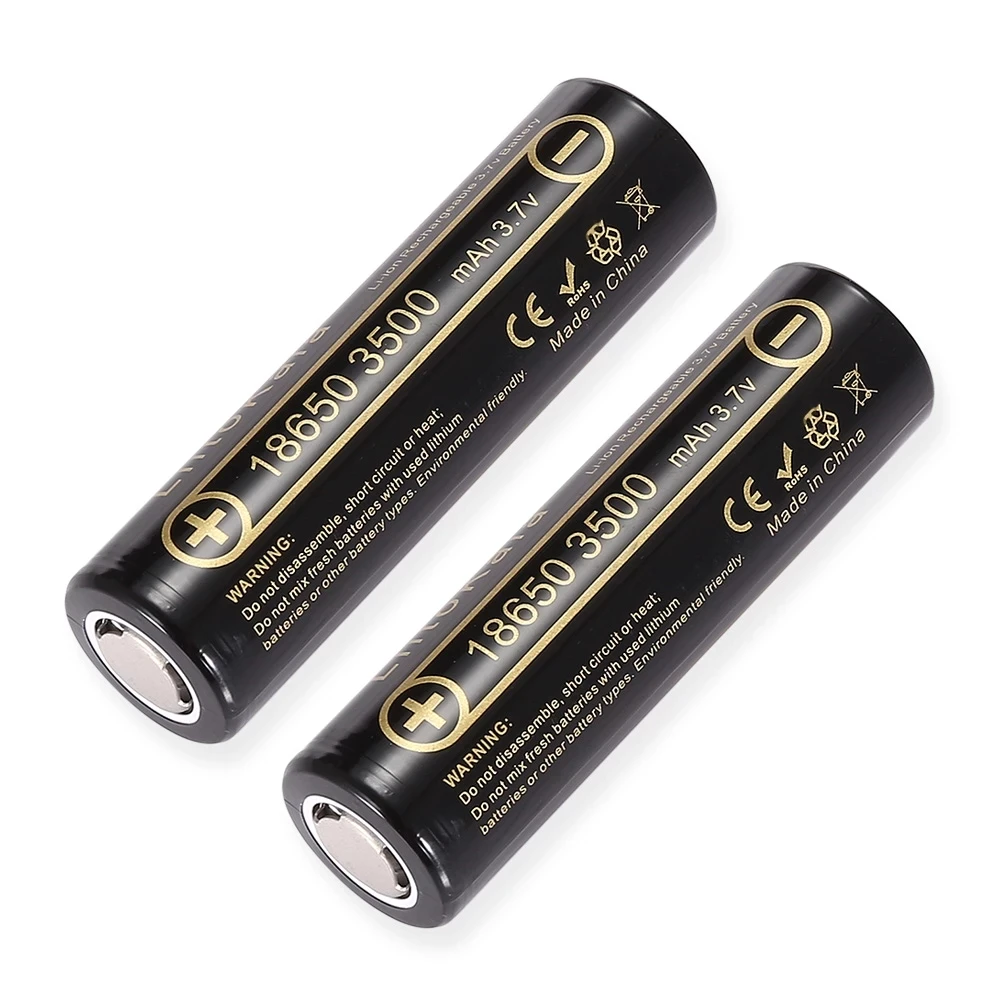 100% Original LiitoKala Lii-35A 3.7V 3500mAh 10A Discharging Rechargeable Batteries For 18650 Battery/UAV