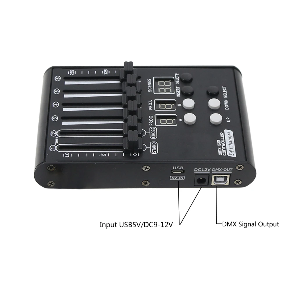 MINI 54CH DMX Console Stage Light Effect Controller DMX512 per DJ Party