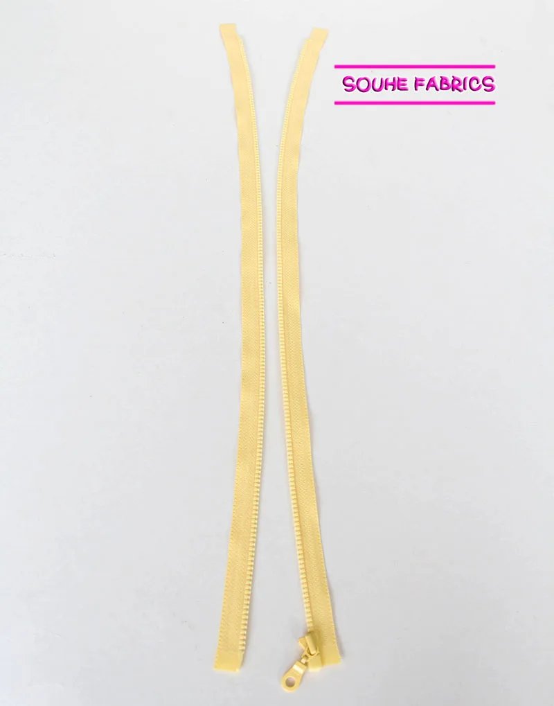 1 قطعة ykk 3 # مفتوحة نهاية البلاستيك سستة سحاب راتنج فصل للملابس الرياضية سترة الاطفال الملابس