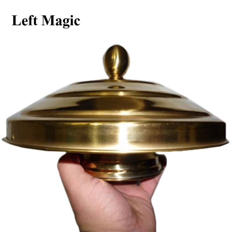 Deluxe Dove Pan of Collector - Golden Double Layer/Load Magic Tricks Magician Stage Illusions Gimmick Prop Accessories Appearing