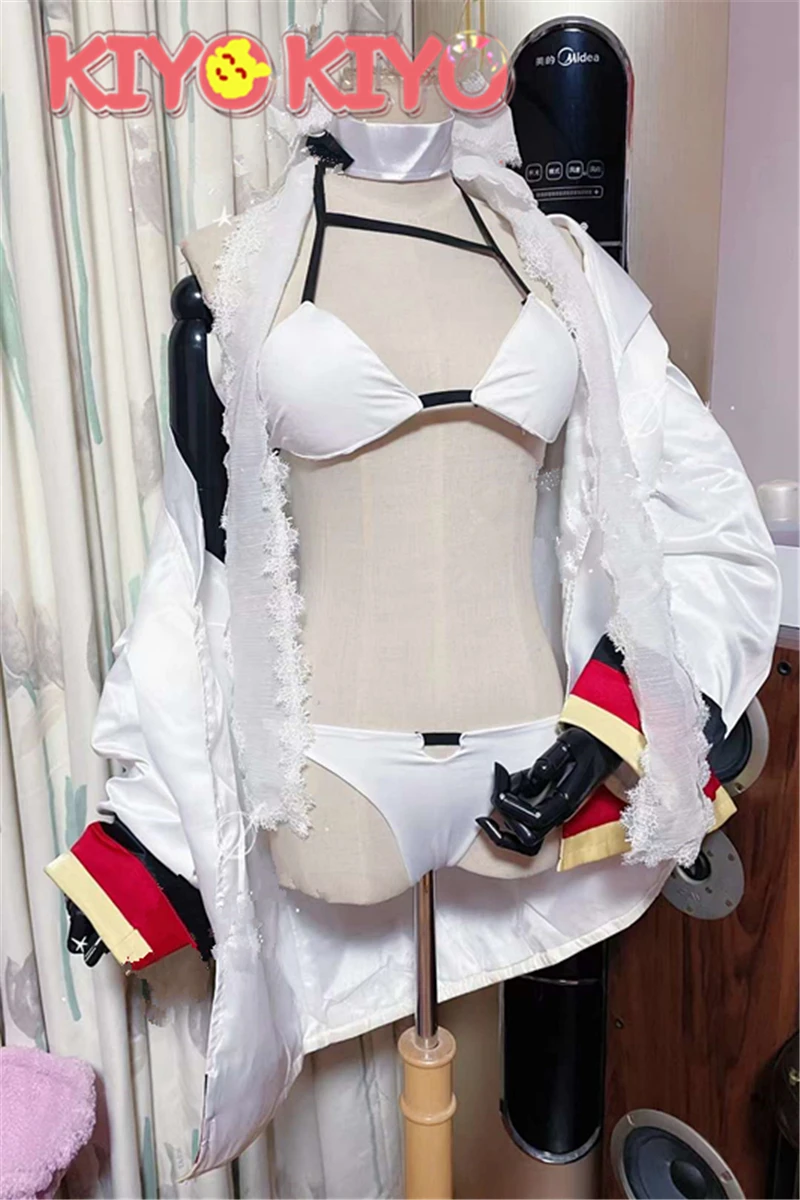 KIYO-KIYO Azur Lane KMS Tirpitz Cosplay Swimsuit Beach Bikini For Female Can Costume Made