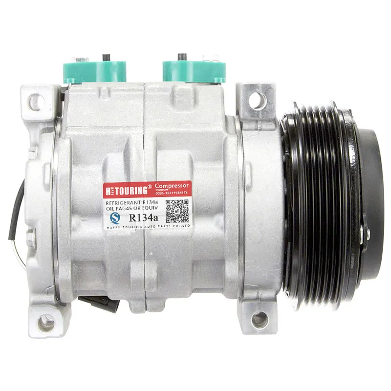 10S13C AC Compressor for JOHN DEERE HITACHI HYUNDAI 24V 4709228 4721999 4709228 ZX470-5G ZX470H-5G ZX470LC-5B 503-256-EIR