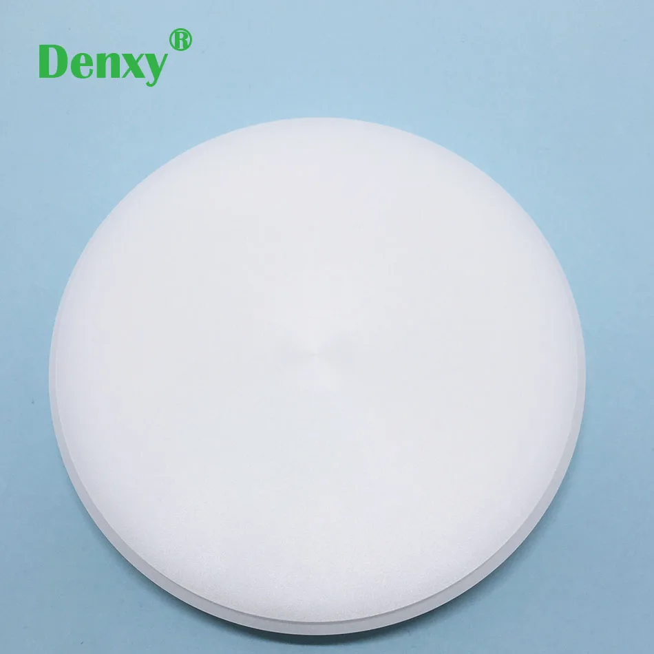 Denxy 5pcs Dental White Color Wax Block Disc Carving Wax Disc dental zirconia blocks deatal lab