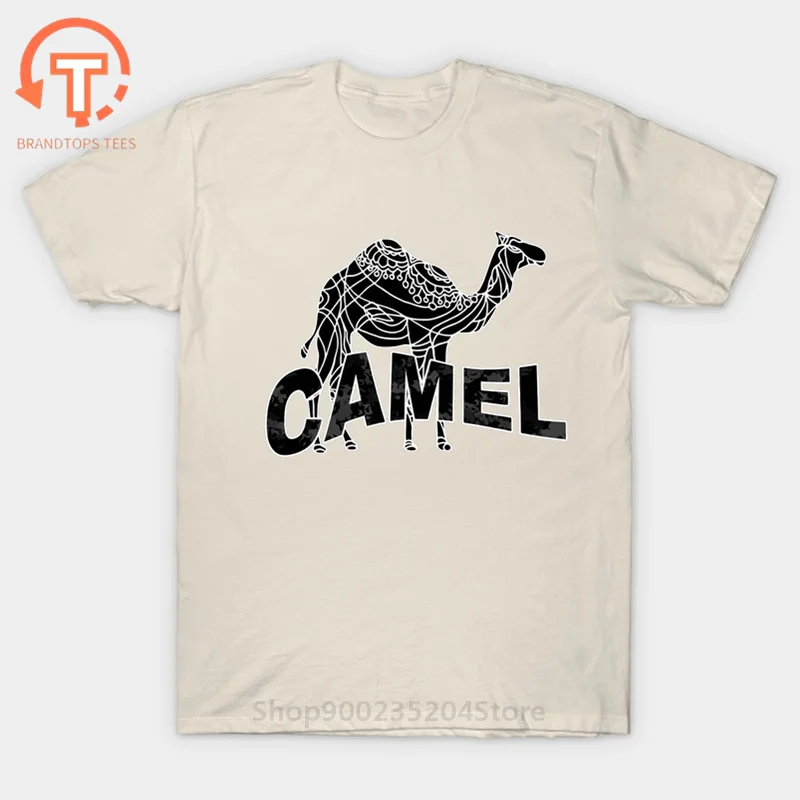 2020 the ship of the desert Funny T Shirt Men Camel T Shirts Animal Slim Fit Printing Short Sleeve Summer Adult Tops T-Shirt 3XL