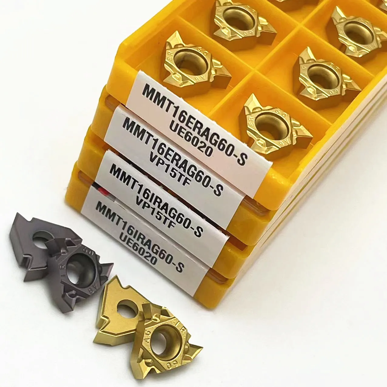 Режущий инструмент MMT16IR MMT16ER AG60-S VP15TF ER6020 US735 CNCThread, твердосплавный инструмент MMT 16ER 16IR, токарный инструмент