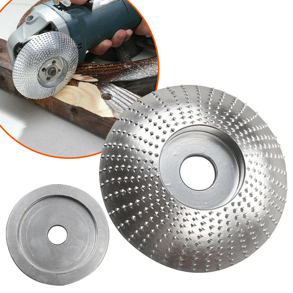 

85/100mm Polishing Angle Grinding Wheel High-Carbon Steel Wood Sanding Carving Shaping Disc Accessories Tool for Woodworking