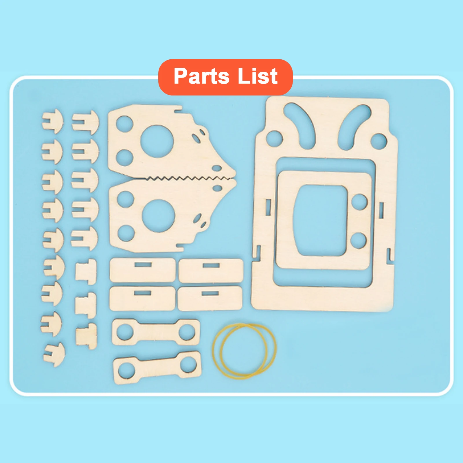 DIY เด็กของเล่นไม้เชิงกลแขนชุดวิทยาศาสตร์การเรียนรู้การศึกษาการทดลองโครงการอาคารของเล่น STEM