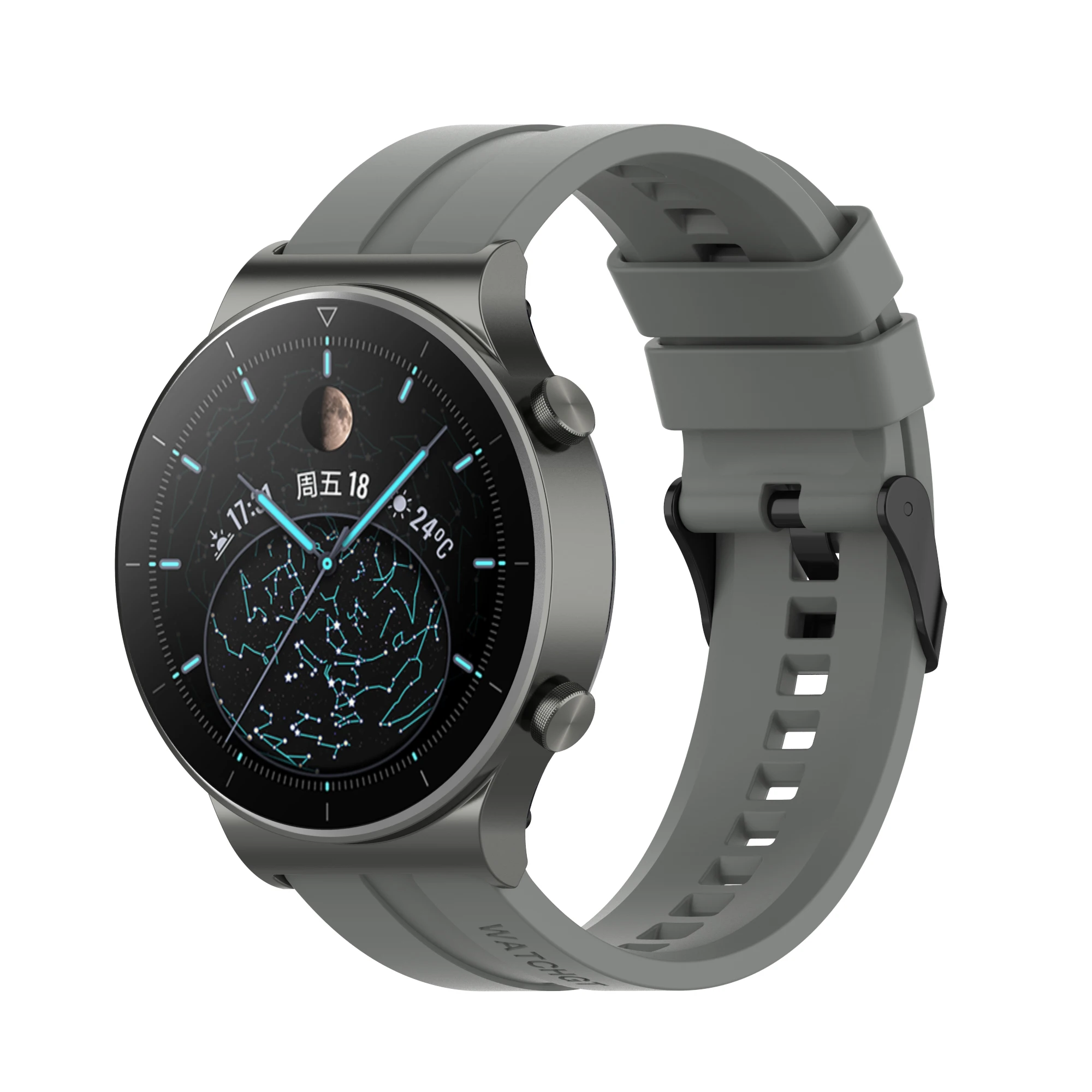 Akbnsted pulseira para huawei relógio gt 2 pro 46mm/42mm banda de silicone pulseira inteligente para amazfit stratos 2 esportes cinta acessórios