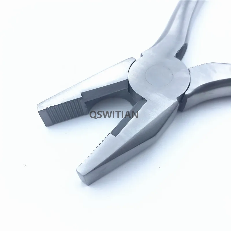 20cm Flat Nose Pliers With Serrated Jaws Veterinary orthopedics instrument