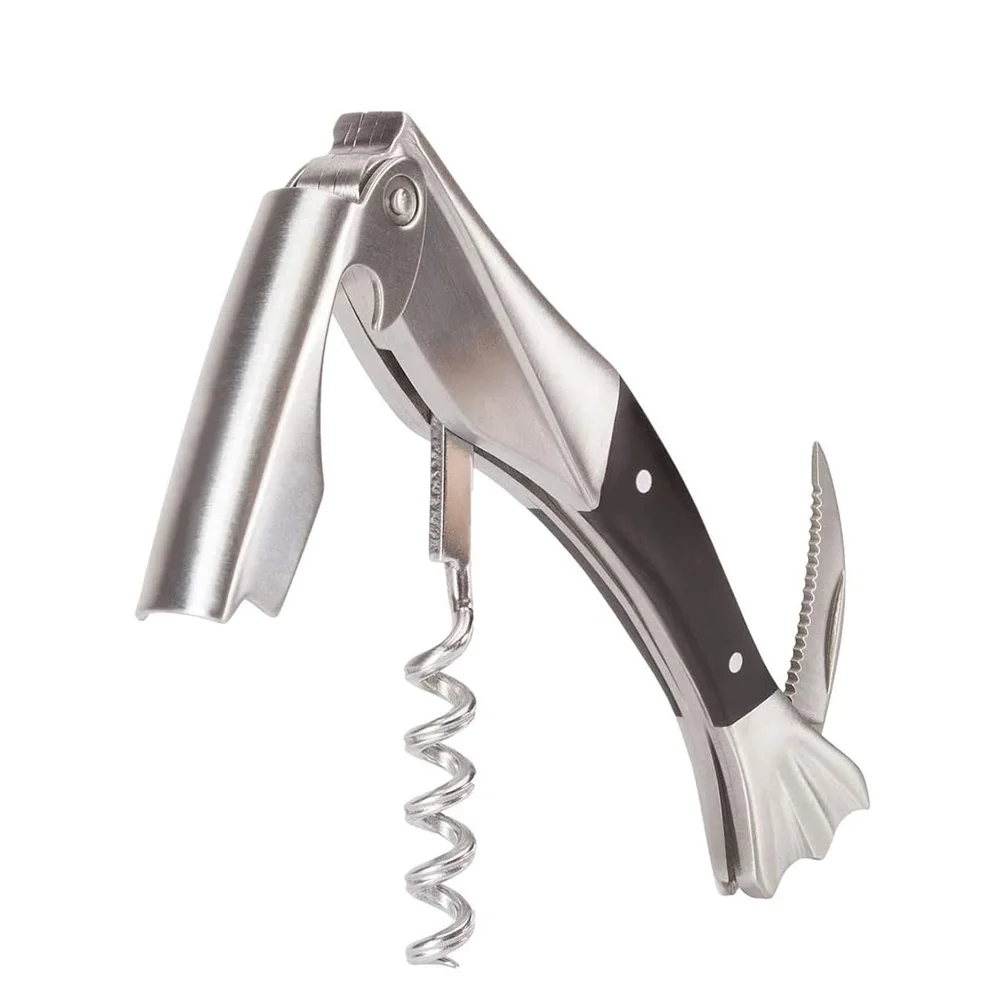 LELYSEE fish shape wine opener beer bottle opener waiters friend corkscrew saca corcho