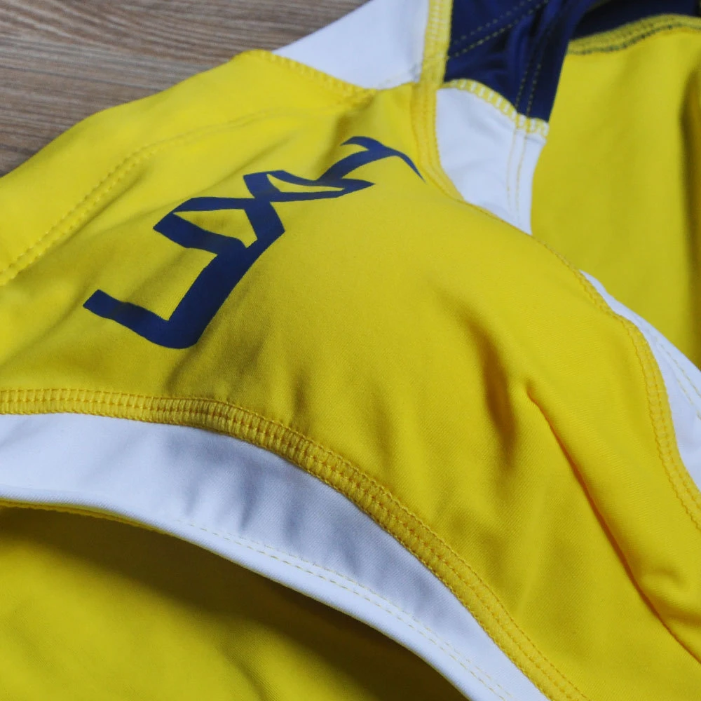 رداء سباحة مثير بلون متباين من UXH ببطانة رافعة ملابس سباحة للرجال ملابس سباحة للرجال المثليين ملابس سباحة داخلية ملابس سباحة بكيني سونجا للشاطئ والاستحمام