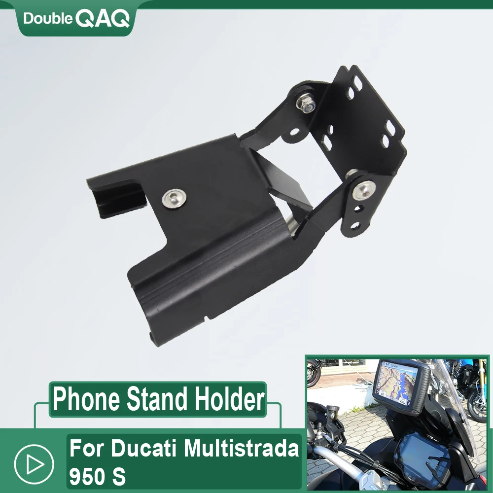 

New For Ducati Multistrada 950 S from 2017 1260 from2018 Enduro from 2016 Motorcycle Mobile Phone Stand Holder GPS Plate Bracket