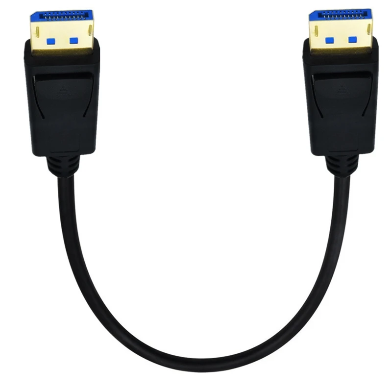 30cm 1m 2m 3m Right-Angle DisplayPort Cable 1.4Version 8K@60Hz for TV, Monitor, Graphics Card, PC, Notebook DP 3D Adapter