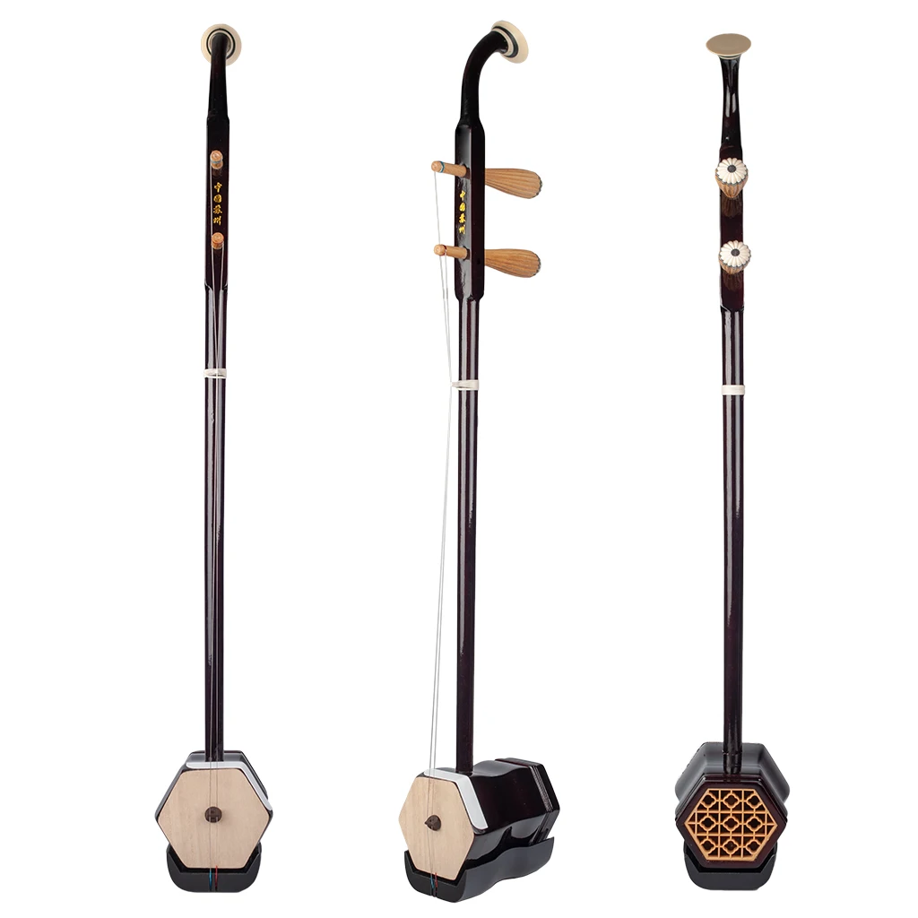 NAOMI Solid Wood Paulownia Panel Erhu 2 Strings Violin Traditional National Instrument W/Strings Rosin Erhu Mute For Entry Level