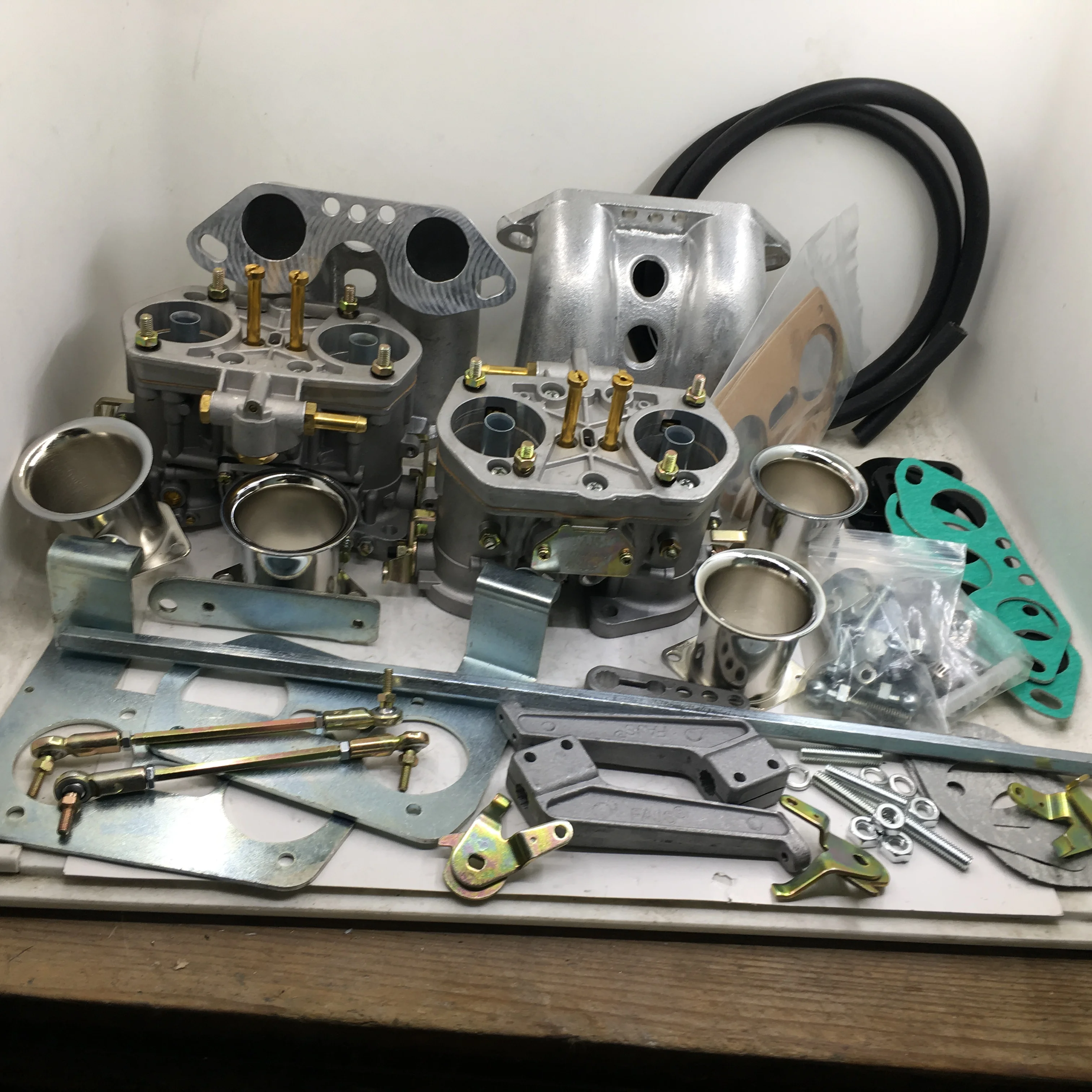 SherryBerg fajs carb Kit for VW PORSCHE 914  BUS TYPE 2 TYPE 4 48 IDF FAJS CARBURETOR CONVERSION T2 AND T4  for weber kit 48IDF