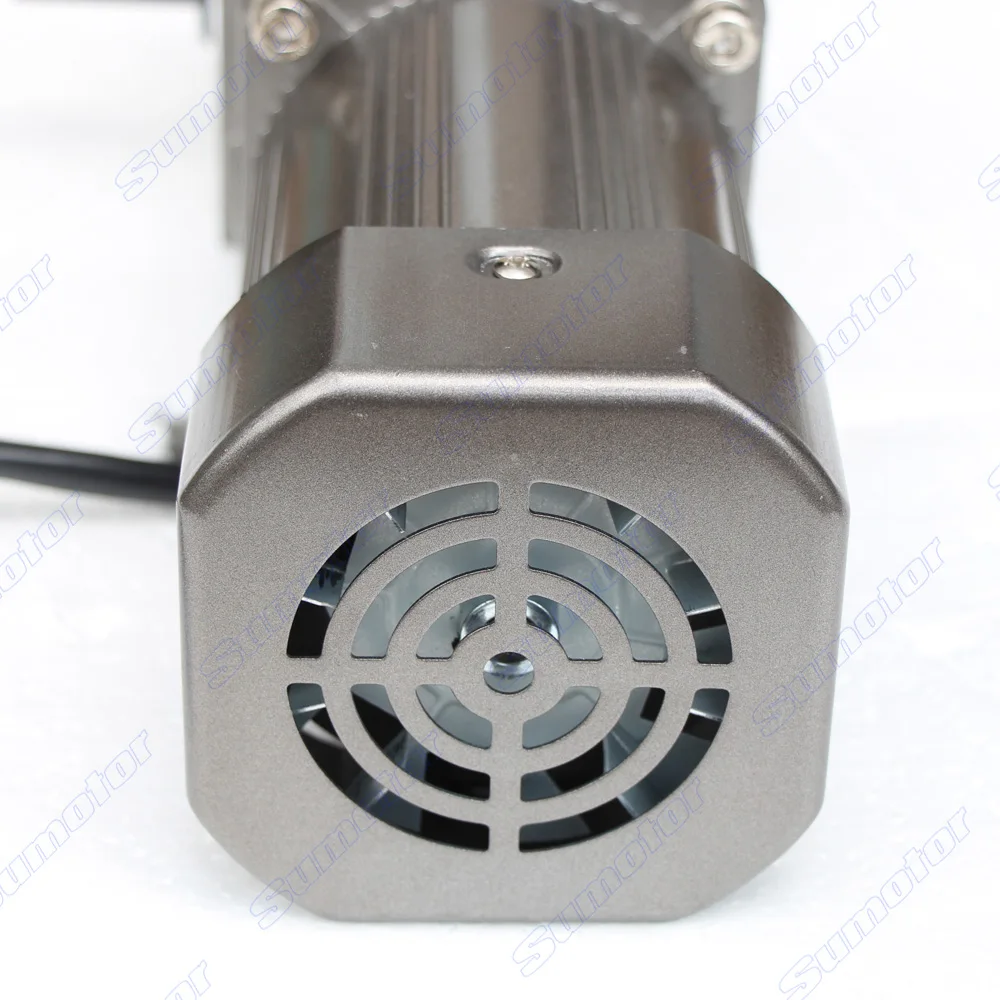 300W variable induction motor AC 110V 220V low speed Electric helical gear reducer box CW CCW Right angle 90 degree for Conveyer