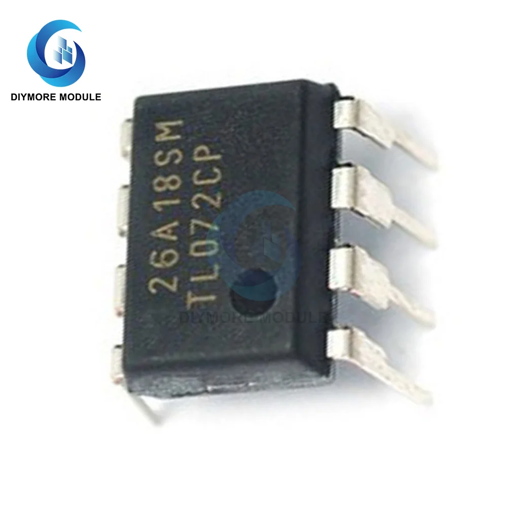 10PCS TL072 IC Chip Low Noise JFET Input Dual Operational Amplifiers Microcontroller Integrated Circuit