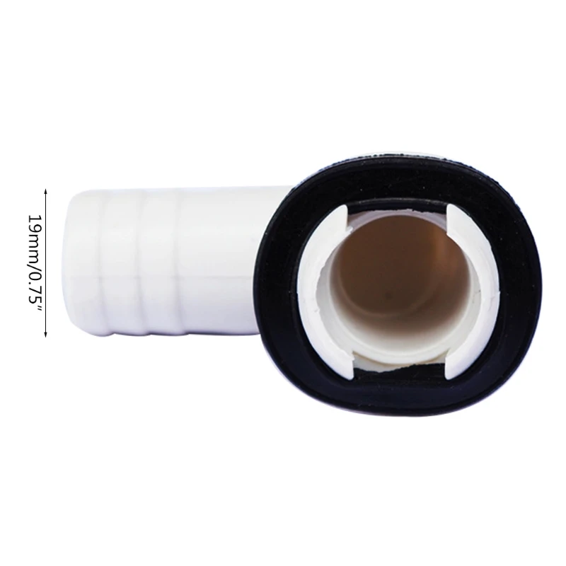 Thoát Nước Kết Nối Khuỷu Tay 19Mm/0.75in W/Vòng Cao Su Không Rò Rỉ Cao Hơn Độ Kín Cho L G Không Khí điều Hòa Hệ Thống Bán Sỉ