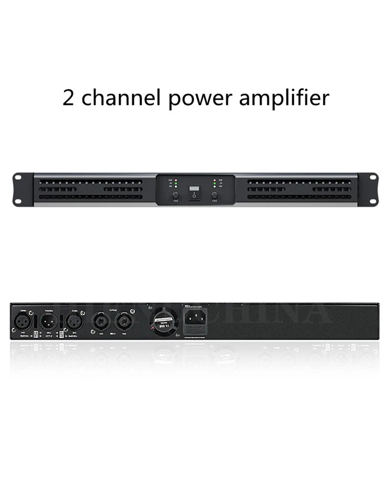 AMPLIFICADOR DE POTENCIA profesional H4, fuente de alimentación conmutada pura, superpotencia Digital, rendimiento de escenario de cuatro canales, 2000W x 4