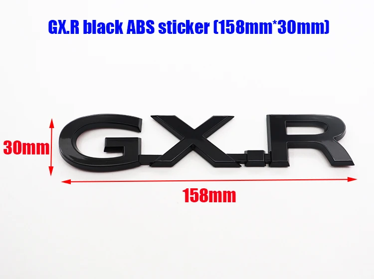 1 قطعة ثلاثية الأبعاد ABS لاند كروزر GXR TX VX V6 V8 5.7 شعار سيارة ملصق الخطابات الخلفي الذيل الباب الجذع ملصق سيارة الخلفي ملصق اكسسوارات #3