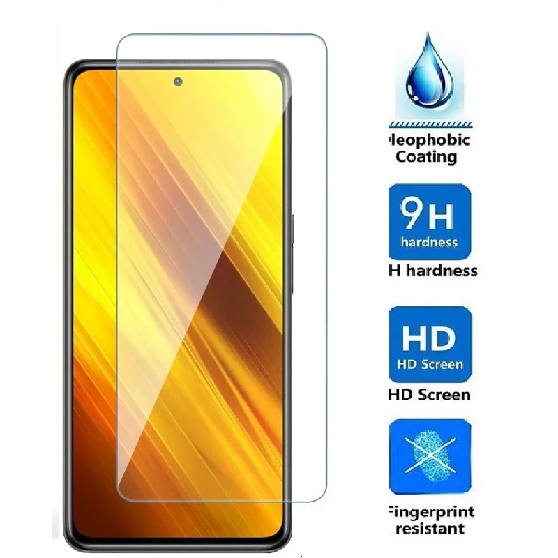 Full Tempered Glass For Xiaomi Redmi Note 9 7 5 8 Pro 8T mi 10 Poco X3 NFC F2 Screen Protector on Redmi note 9s 8 7 9 Pro glass