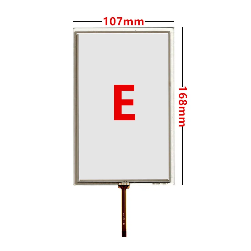 5.6/6/7/7 1/7.4นิ้วความต้านทานหน้าจอสัมผัส Digitizer แผงกระจกสำหรับรถยนต์ DVD GPS นำทางมัลติมีเดียอุตสาหกรรม