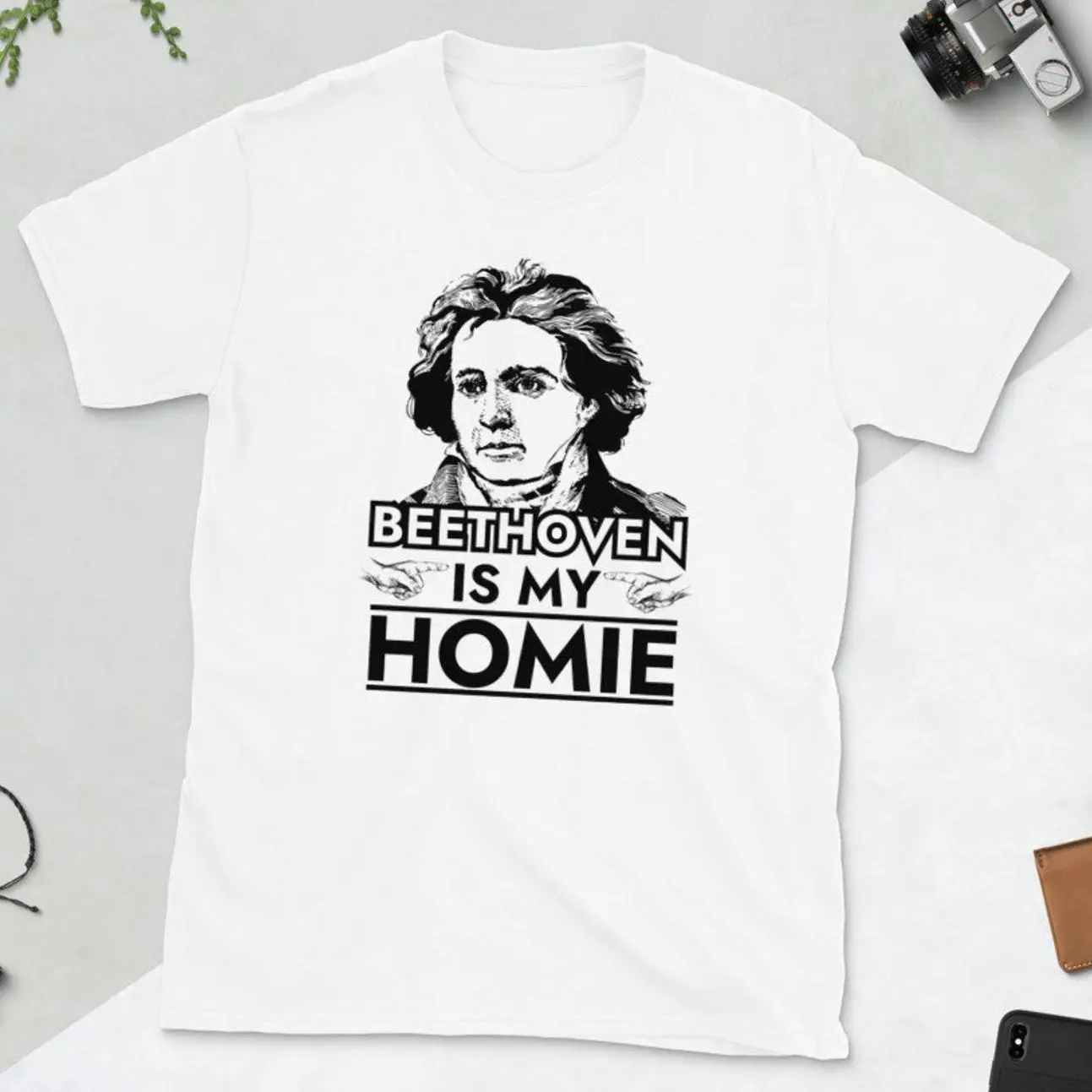 Ludwig Van Beethoven Print Harajuku Top Women T-shirt Casual Ladies Basic O-collar Short Sleeved Women T-shirt Girl,Drop Ship