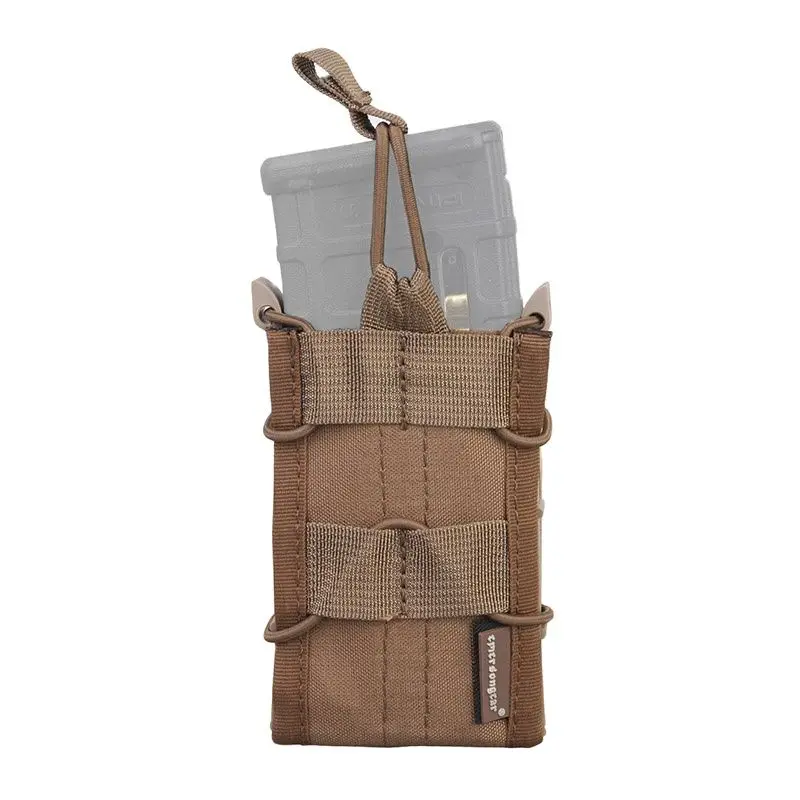 

Emersongear Magazine Pouch Tactical Molle Mag Portable Rifle Modular Single Bomb Bag For 556 M4 M16 AR15 SR52 P-MAGS M1A1 G3