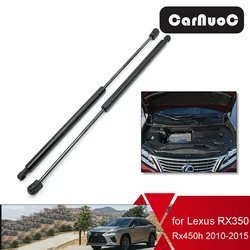 2Pcs New Car Spring Steel Car Bonnet Hood Lift Supports Shock Struts Car Styling Accessories For Lexus 2010 - 2015 RX350 RX450h