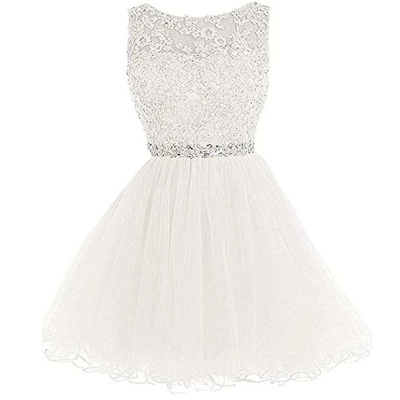 

Girl dress flower girl wedding dress short O-neck belt lace tulle white blue multicolor custom 2024