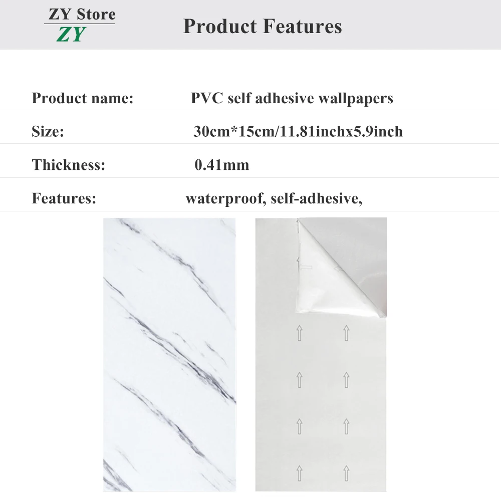 بولي ملصق جداري مقاوم للماء الذاتي لاصق الرخام خلفيات الحمام الجدار ملصق منزل تجديد الشارات wall بها بنفسك جدار الأرض ديكور