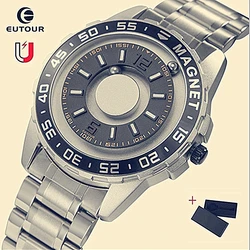 EUTOUR Magnetic Watch Quartz Men Waterproof Watch Ball Fashion Casual Magnet Wrist Watches erkek kol saati drop shipping usa