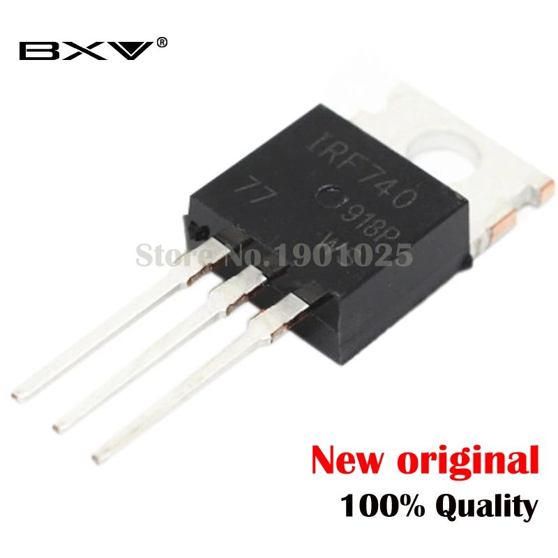 10PCS/LOT IRF740 IRF740PBF MOSFET N-Chan 400V 10 Amp TO-220 Triode Transistor new