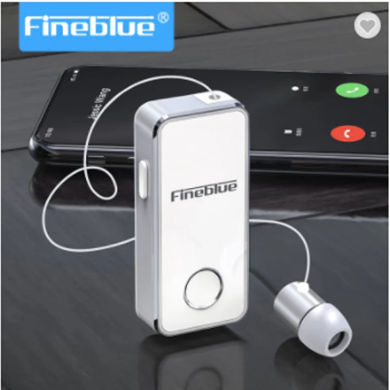 Fineblue-fone de ouvido f2 pro, bluetooth 5.0, estéreo, handsfree, retrátil, cancelamento de ruído, f920 f910