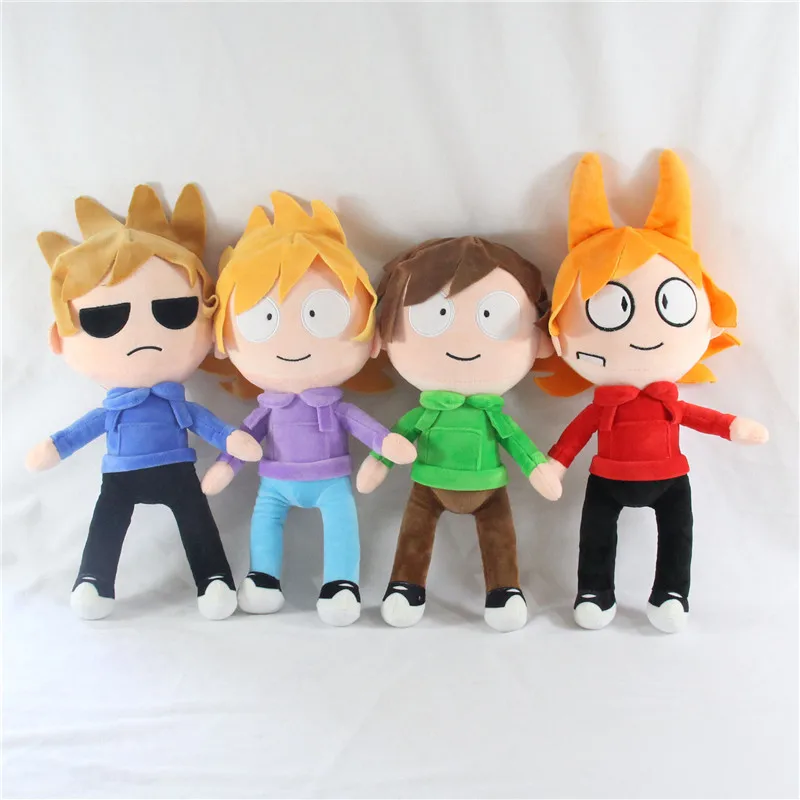 Eddsworld Plush Toy Cartoon Edd Matt And Tom Doll Stuffed Soft Toy Birthday Christmas Gift For Children