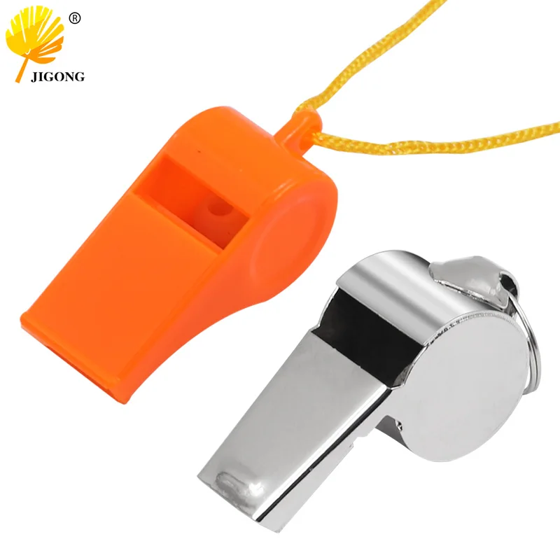 

Metal Plastic Loud Whistle For Soccer Running Sports Training School Students Children Toy Referee Coaches Outdoor Survival