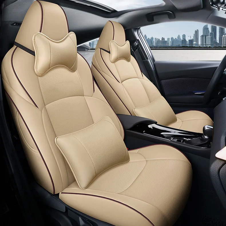 Custom car Seat Covers leather for TOYOTA C-HR IZOA chr Car Seat Covers for Cars Accessories auto accessories cover styling