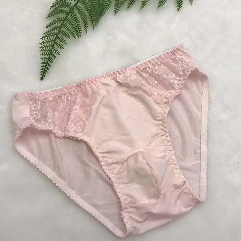 Male Sexy Lingerie Underpants Sissy Pouch Panty Lace Bikini Briefs Gays Underwear Sissy Panties Gays Clothes Briefs