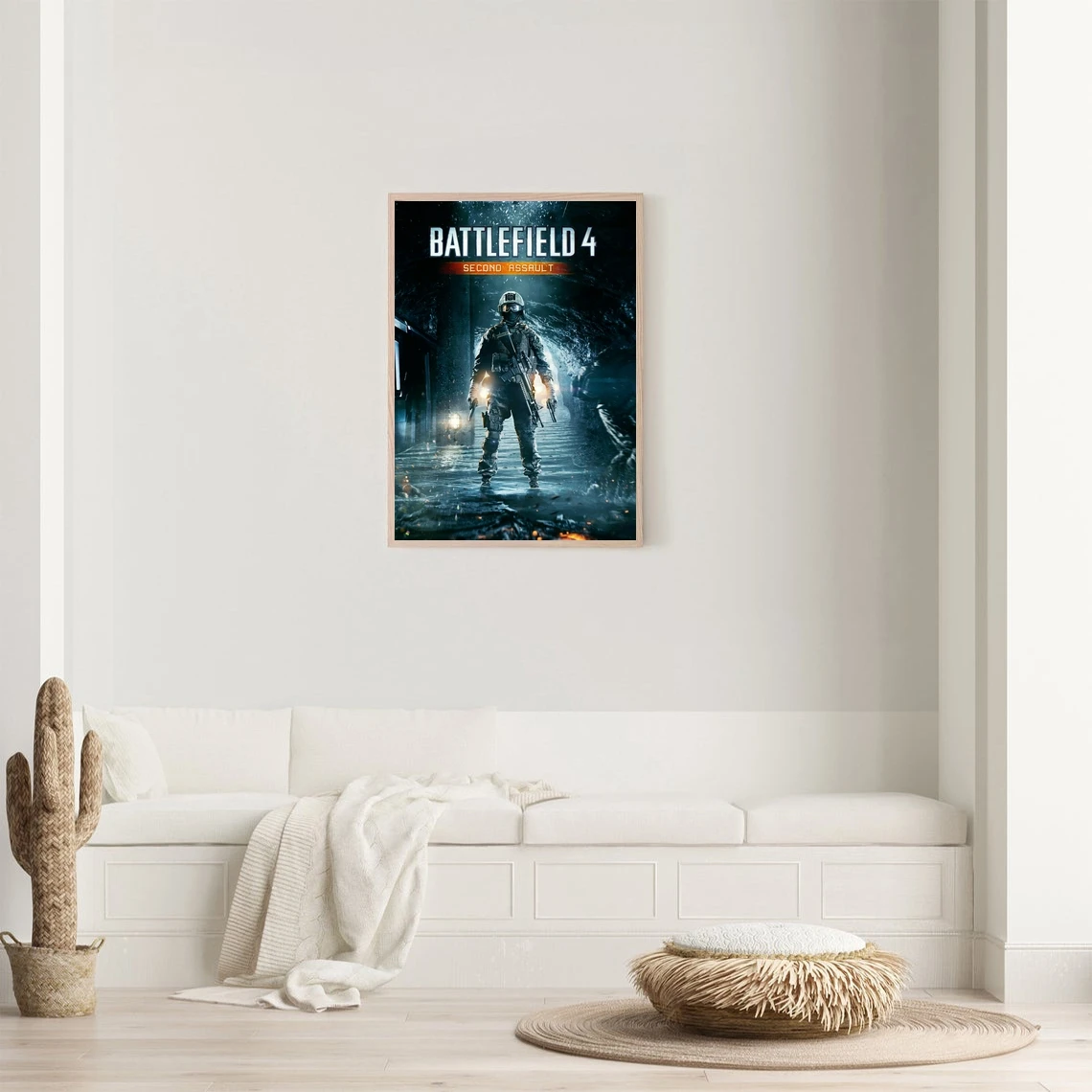 battlefield 4 Video Game Poster Wall Art Canvas Painting Bedroom Living Room Home Decoration (No Frame)