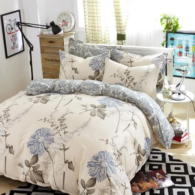 35 Home Textiles Bedding Set Bedclothes include Duvet Cover Bed Sheet Pillowcase Comforter Bedding Sets Bed Linen