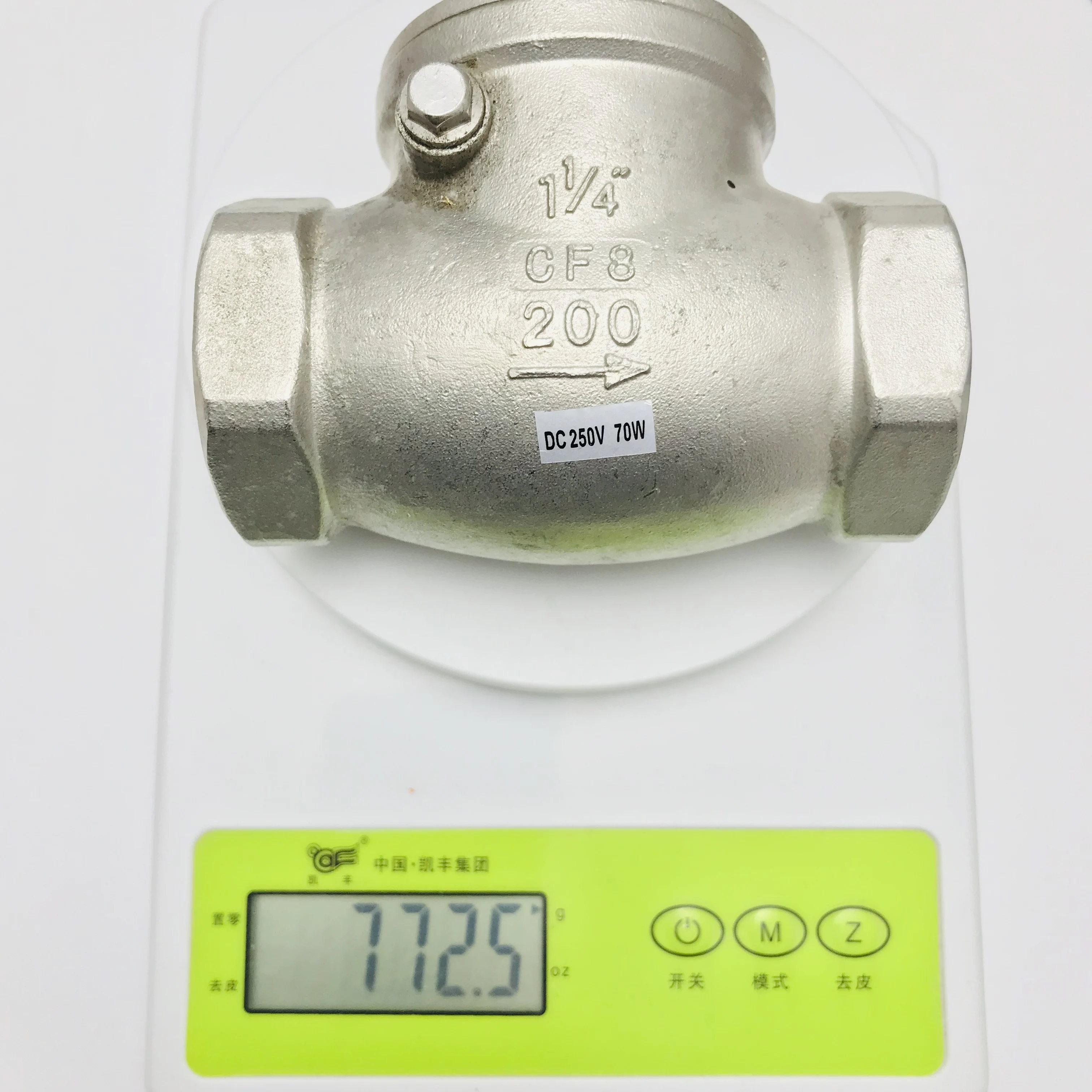 Tipo interruptor do sensor de fluxo do defletor, interruptor de lingüeta, SUS304, USB-FS141TS, 8.5-100L pelo minuto, C.C. 250V, 70W, fio 2